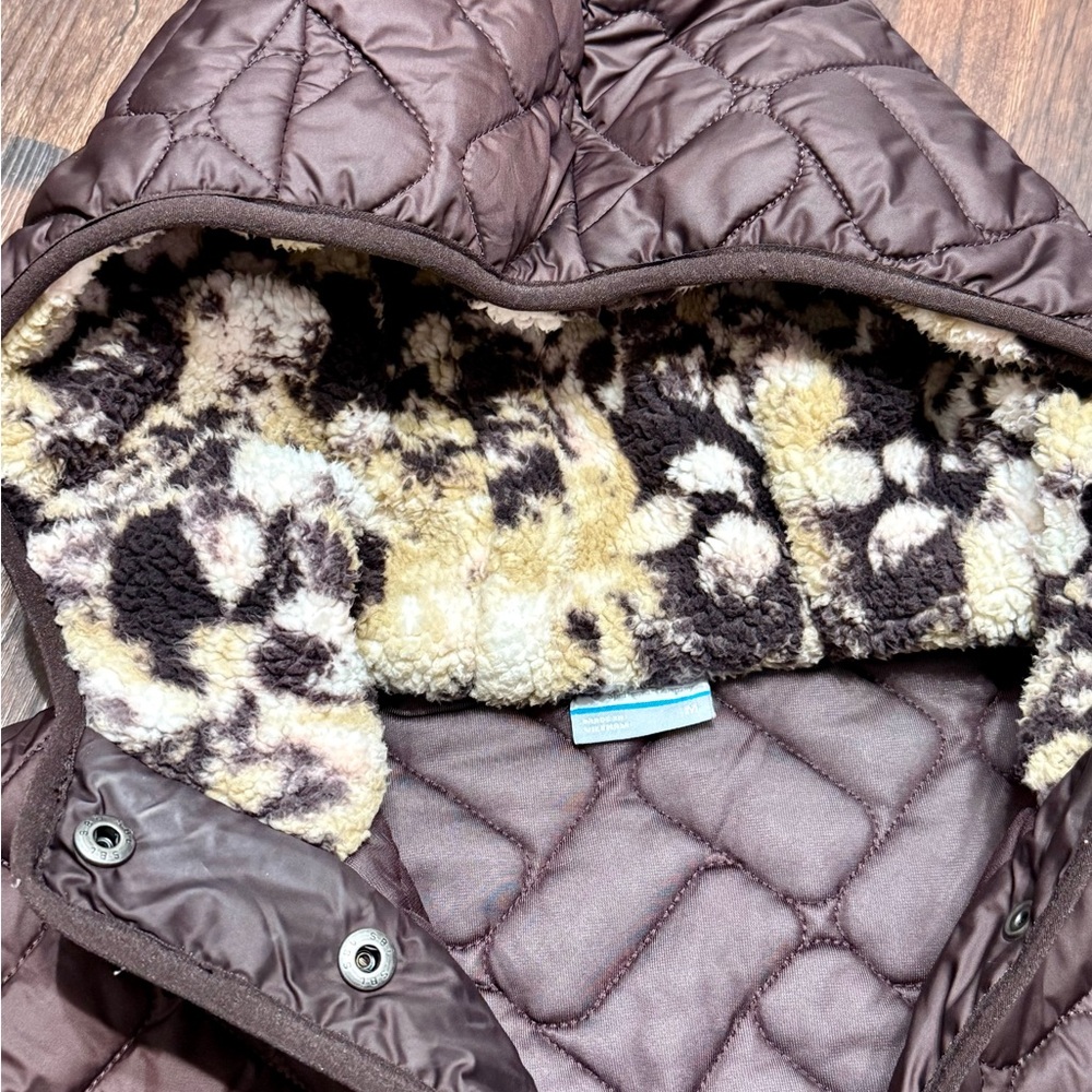 Columbia Quilted Jacket With Patterned Lining Mar… - image 4